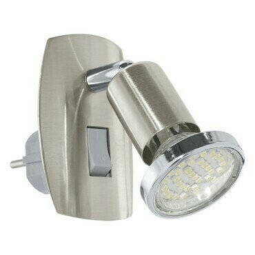 Bodové svítidlo zásuvkové MINI 4 matný nikl 70 mm 1x2,8W EGLO