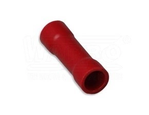 wpr8980 SPIP-1.5 Cu lisovací spojka trubková izolovaná PVC, paralelní, 0,5 - 1,5 mm2, červená