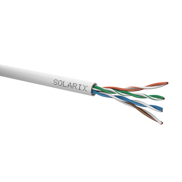 Kabel datový SOLARIX SXKD-5E-UTP-PVC, CAT5E, UTP, PVC, Eca, 500m, šedý