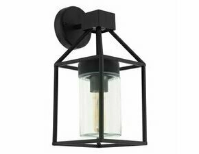 Svítidlo venkovní EGLO AL-WL 1 E27 SCHWARZ KLAR TRECATE, nástěnné