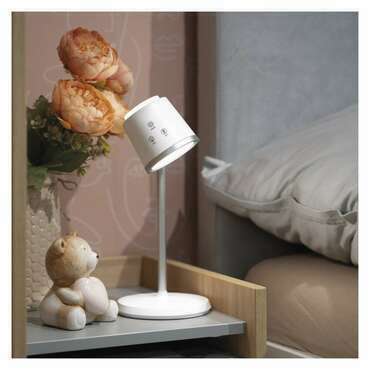 EMOS Z7636W LED STOLNÍ LAMPA ABBIE BÍLÁ