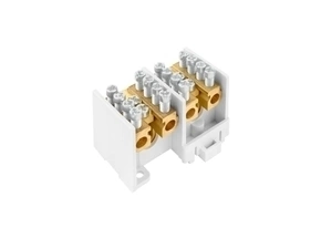 EL 1005203 Svorkovnice stoupací HAK/2/35D, nekrytá, 100A, 2pól., na pól:1x35mm2 a 4x25mm2, na DIN (b