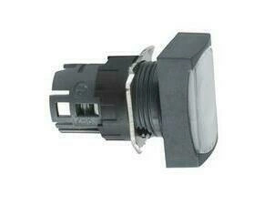 SCHN ZB6DF1 Ovládací hlavice stiskací prosvětlená, lícující s aretací - bílá