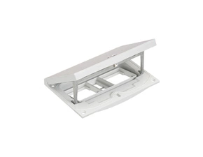 SIMON KFH201SEC/72 Vklad krabice podlahové ocelové KGT, s inbusovým zámkem, prázdný prostor na 2 pří