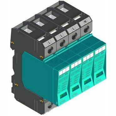 SEZ PO II 4 280V/40kA Přepěťová ochrana PO II 4 280 V/40 kA, modulární, vyměnitelná, C+D