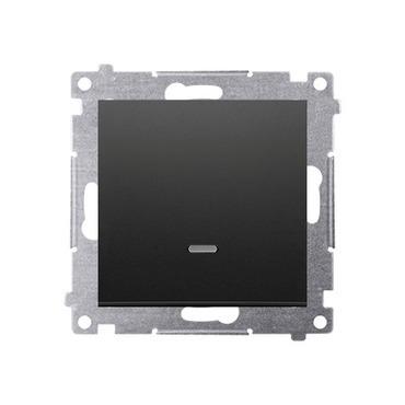 SIMON DP1AL.01/49 Ovládač zapínací, s orientačním LED podsvětlením, řazení 1/0 So, bez piktogramu, (