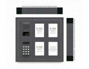 CZPHONE 4004092025 S elektronickým papírem (E-INK) FlatLine: ANTRACIT - MELODY: klávesnice až 48 jme