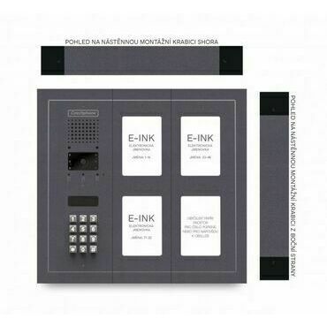 CZPHONE 4004092025 S elektronickým papírem (E-INK) FlatLine: ANTRACIT - MELODY: klávesnice až 48 jme