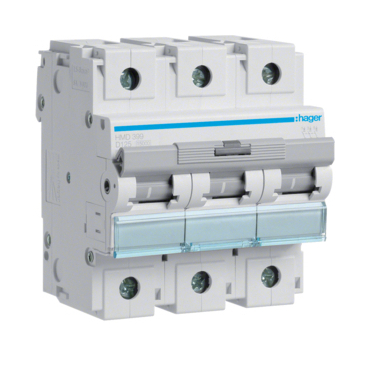 Jistič třípolový HAGER HMD399 3-pól. 125 A, char. D, 15 kA