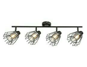 Bodové svítidlo Emerencia černá E14 4×40W RABALUX 73070
