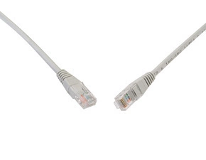 INTLK 28310059 C5E-155GY-0,5MB Patch kabel CAT5E UTP PVC 0,5m šedý non-snag-proof C5E-155GY-0,5MB