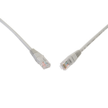 INTLK 28410309 C6-155GY-3MB Patch kabel CAT6 UTP PVC 3m šedý non-snag-proof C6-155GY-3MB