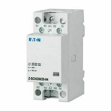 EATON 248848 Z-SCH230/25-04 Instalační stykač, 230V~, 25A, 4vyp. kont.