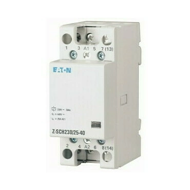 Stykač instalační EATON 248847 Z-SCH230/25-40 Instalační stykač, 230V~, 25A, 4zap. kont.
