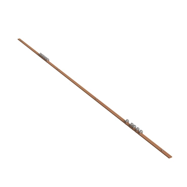 Lišta do rozvaděče CONTEG DP-UL-42U, 19", 42U, 5x zemnící svorka