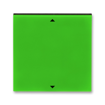 Kryt spínače ABB Levit 3299H-A00110 67, , zelená/kouř. černá, žaluziový B-J. II, s krátk. ovl.