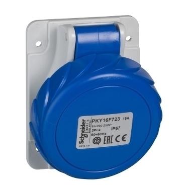 SCHN PKY32F723 Spojka Fast connect 32A 2P+PE 200-250V IP67 50-60Hz
