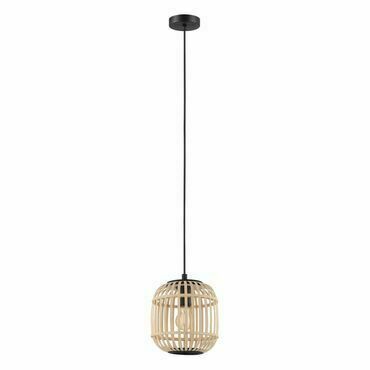 Závěsné svítidlo BORDESLEY černá O210 mm 1X28W EGLO