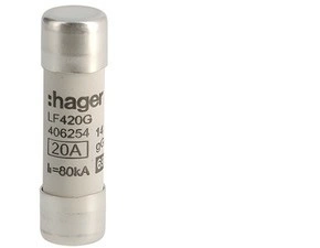 HAG LF420G Pojistka válcová, velikost 14x51, 20A gG, 690V AC