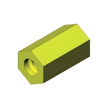 Distanční sloupky OEZ:33787 PD-QK-D1M52, závit M5, výška 22 mm, sada 10 ks, pro QA
