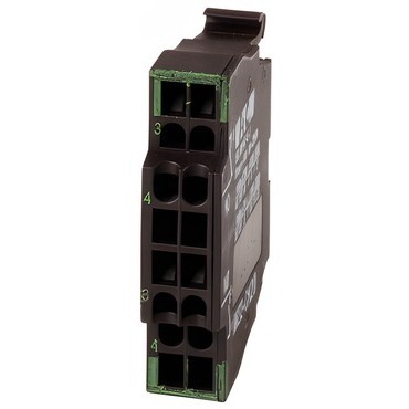 EATON 107898 M22-CK20 Kontaktní prvek, bezšroubové svorky, čelní upevnění, 2Z
