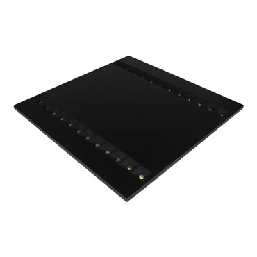 LED panel LEDVANCE PL LOUVER 600 V 27.5W 840 U16 BK, černá