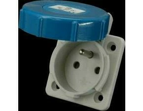 SEZ VZG 16C Vestavná zásuvka s clonkami zdířek 250 V, IP 67, 16 A, 3-pól
