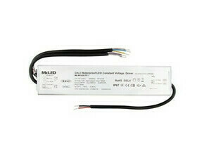 LED driver napěťový MC LED 150W, DC 24V/6,25A, IP67, řízení DALI a tlačítko