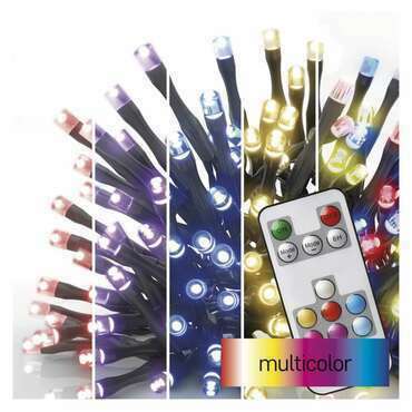 EMOS D4AA03 120LED 12M IP44 TIMER RC RGB