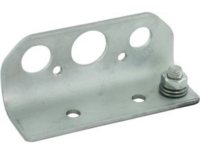 DEHN 106329  Upevňovací úhelník nerez s upevňovacím svorníkem M8 a otvorem D 13/21/17mm DEHN DEHN