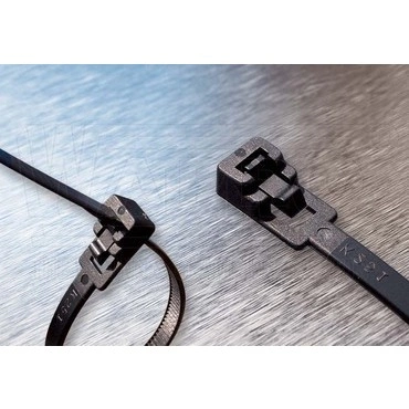 wpr7776 WT-RAQ-200STB vázací pásky rozdělávací OPENQuick, 203 x 4,5 mm, černá