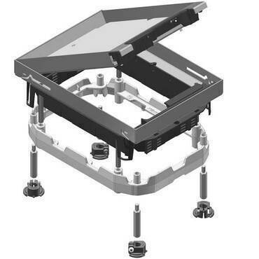 HLS HL KDVIT2 Víko podlahové krabice, přístrojové max.8m, pro NEO box, obsahuje NEOT, IP 30, obdélní