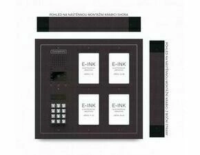 CZPHONE 4004092030 S elektronickým papírem (E-INK) FlatLine: MĚDĚNÁ - MELODY: klávesnice až 64 jmen