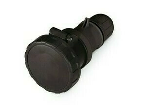 SCAME 318.1643.K Zásuvka kabelová OPTIMA černá - 318.1643.K