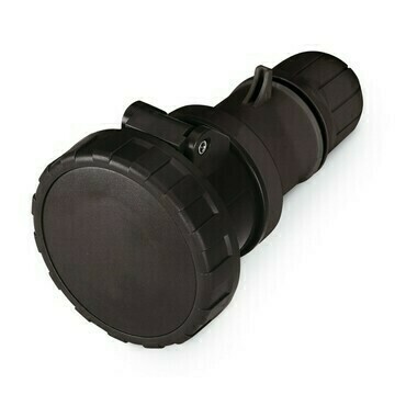 SCAME 318.1647.K Zásuvka kabelová OPTIMA černá - 318.1647.K