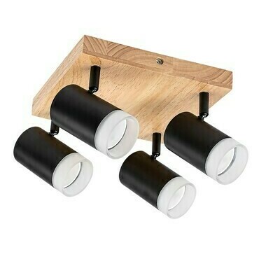 Bodové svítidlo Toras dub GU10 4×5W RABALUX 73124