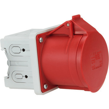 SCHM PC-81315-6  zásuvka vestavná na DIN 16A / 400V 5p, IP 44