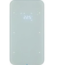 HAG 75642060 Dotykový sensor 2-násobný s termostatem, Berker R.1, sklo, bílá