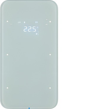 HAG 75642060 Dotykový sensor 2-násobný s termostatem, Berker R.1, sklo, bílá