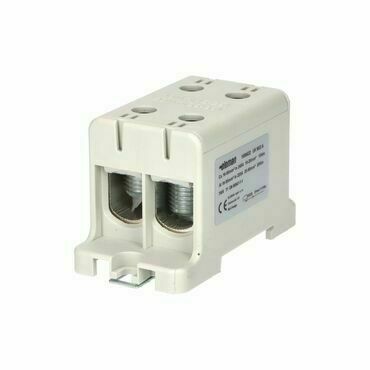 Svorka univerzální ELEMAN 1006622, UK 95/2 A, 245A, 1pól., AL/CU, krytá, šedá, na DIN/panel