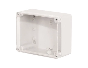 FAM Krabice SolidBOX 68111 IP65, 170x135x85mm, průhledné víko, hladké boky