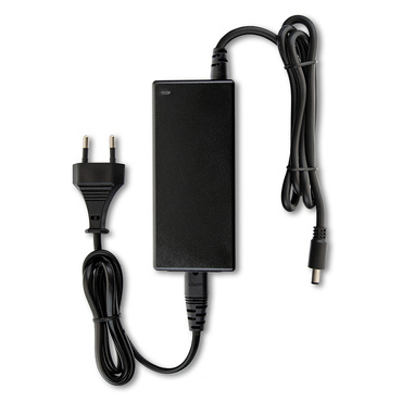Adaptér napájecí MC LED adaptér 48W, DC 24V/2A, IP20, černý plast, s vidlicí