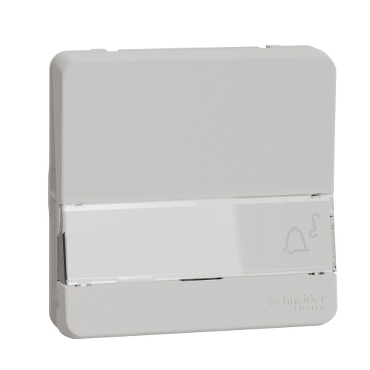 SCHN MUR39129 Mureva Styl - Tlačítko řazení 1/0 popisové pole, IP55, Bílé