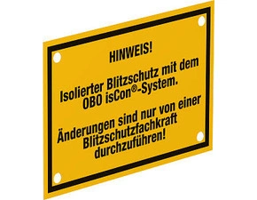 isCon HWS Výstražný štítek