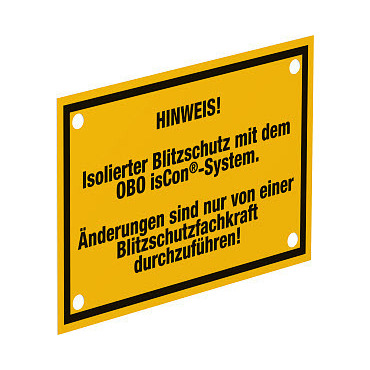 isCon HWS Výstražný štítek