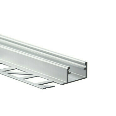 Profil hliníkový MC LED pro obklady a dlažbu DH 37x11 mm včetně mléčného difuzoru 2 m