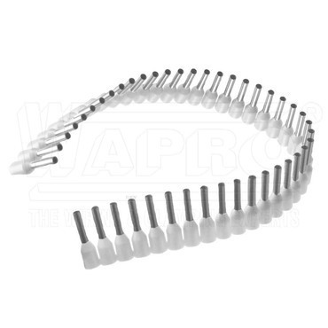 wpr7596 DUIP-0.75-8 bi lisovací dutinky s izolací PP (polypropylen) v pásech (10 x 50 ks), 0,75 - 8