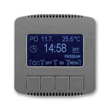Hodiny spínací ABB Tango 3292A-A20301 S2, , kouřová šedá, programovatelné (ovládací jednotka)