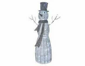 EMOS DCFC01 120LED RATTAN SNOWMAN IP20 CW