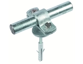 DEHN 275260  Podpěra tyče s prstencem, ocel/odlitek Zn pro prům. 16mm, s u pevňovacím materiálem DEH DEHN